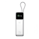 Павербанк WiWU Power Mega PM201 27000 mAh 240W з TFT-дисплеєм Сріблястий фото 2