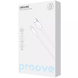 Кабель USB-A &mdash; Lightning 1 м 2,4A Proove GridLine для iPhone, білий &mdash; CCGL12001102 фото 2