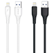 Кабель USB-A &mdash; Lightning 1 м 2,4A Proove GridLine для iPhone, білий &mdash; CCGL12001102 фото 3