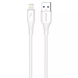Кабель USB-A &mdash; Lightning 1 м 2,4A Proove GridLine для iPhone, білий &mdash; CCGL12001102 фото 1