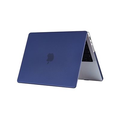 Чехол-накладка для MacBook Pro 13" ZM Carbon style Blue