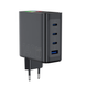 140W GaN Charger WiWU with Display, 4 Ports USB-C + USB-A
