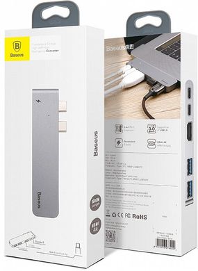 Baseus Adapter Female USB-C to 2xUSB+HDMI+2xUSB-C