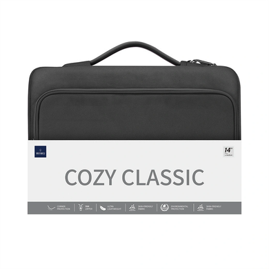 Сумка WiWU Cozy Classic Waterproof Polyester Laptop Sleeve 15-16" Black