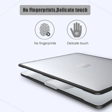 Чохол накладка для MacBook Pro 13" Zamax Soft Shield Protective Case - Black&White
