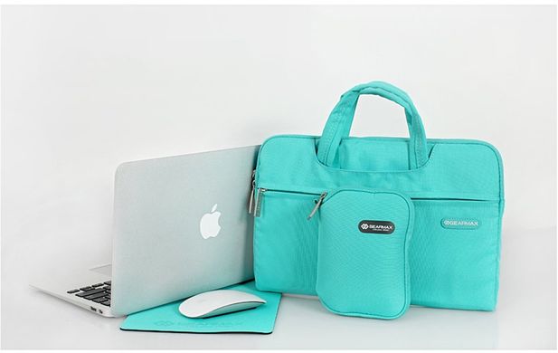 Laptop Bag for Macbook 13 Gearmax Campus Slim Case 13.3' Green