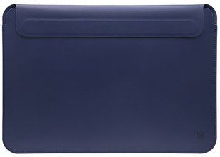 WIWU Skin Pro II PU Leather Sleeve for MacBook Pro 16.2" 2021 Blue