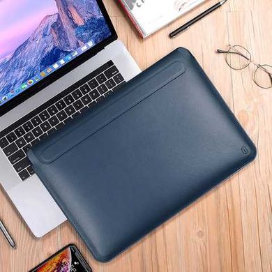 Чохол папка WIWU Skin Pro II PU Leather Sleeve для MacBook Pro 16.2" 2021 Blue