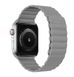 Ремінець Leather Link для Apple Watch 45/44/42 mm Grey