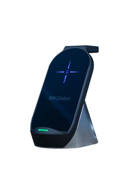 Бездротовий зарядний пристрій 3 в 1 ZAMAX Wireless Charger Black