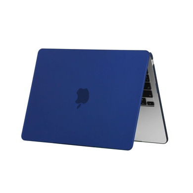 Чехол накладка Hard Shell Case для Macbook Air 15" Soft Touch Navi Blue