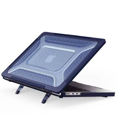 Mecha Shockproof Case for MacBook Air 13.6" (M2 | M3 | M4 | M5) 2022-2026 - Blue