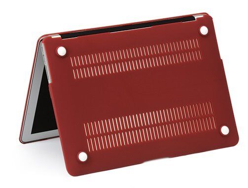 Чехол накладка Matte Hard Shell Case for MacBook Air 13.3" (2012-2017) Wine Red