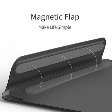 Чохол папка WIWU Skin Pro II PU Leather Sleeve для MacBook Pro 16.2" 2021 Grey