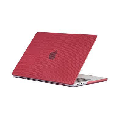Чохол-накладка для MacBook Air 13" ZM Carbon style Red