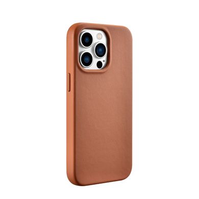 Leather Case Nappa iCarer for iPhone13 Pro Max - Brown