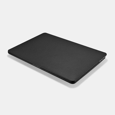 Шкіряний чохол для MacBook Air 13" (2018-2020) iCarer Real Leather Woven Pattern Series Case Black
