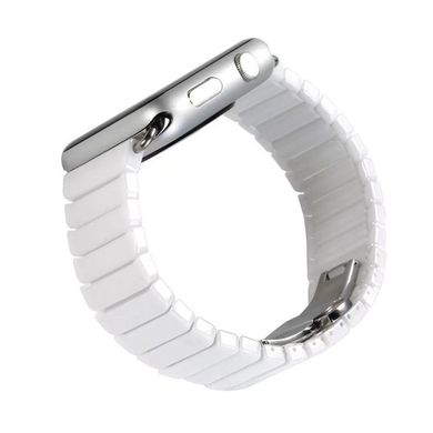 Ремінець для Apple Watch 41/40/38 mm Ceramic Band 1bead White