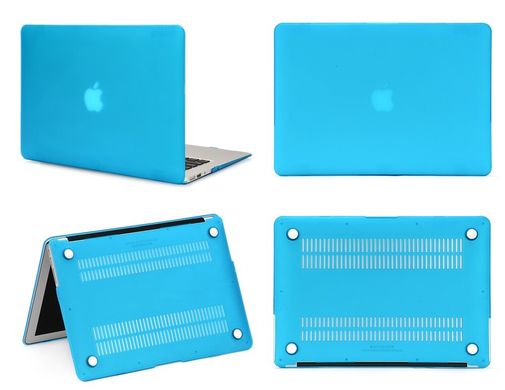 Чехол накладка Matte Hard Shell Case for MacBook Air 13.3" (2012-2017) Light Blue