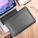 Чехол папка WIWU Skin Pro II PU Leather Sleeve для MacBook Pro 16.2" 2021 Grey фото 3