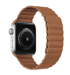 Ремешок Leather Link для Apple Watch 45/44/42 mm Brown