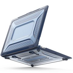 Противоударный чехол для MacBook Pro 16.2" (2021, 2023) Mecha Shockproof Case Blue