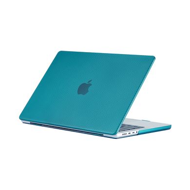Чохол-накладка для MacBook Air 13" ZM Carbon style Pine Green