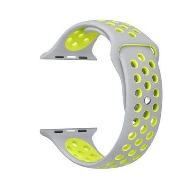 Sport Band M/L - 45/44/42 mm Silver/Yellow